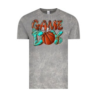 Cloud Rock Game day leopard basketball Vintage Tee - NancyCooperArtShop