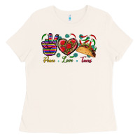 Bone Peace Love Tacos Ladies Tee - BundleAndBundleShop