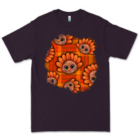 Plum Thanksgiving Turkey With Tartan Patch Premium Tee - BundleAndBundleShop