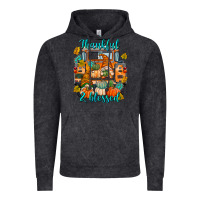Vintage Black Thankful Blessed Vintage Hoodie - texasbilliewilder
