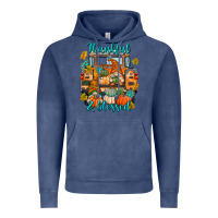Vintage Denim Thankful Blessed Vintage Hoodie - texasbilliewilder