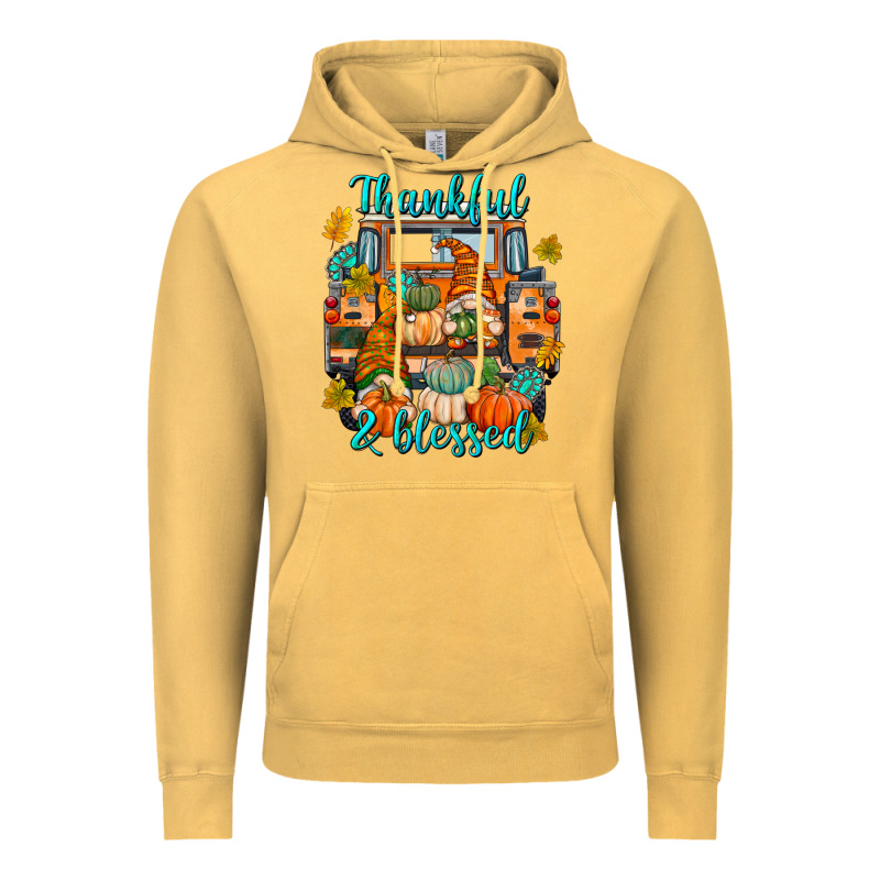 Thankful Blessed Vintage Hoodie by texasbilliewilder | Teevron