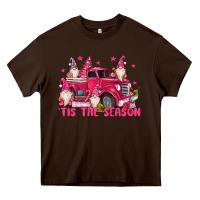 Chocolate Brown tis the season Heavy Core Tee - MaliasSmallBusiness