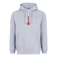 Heather Grey thermometer halloween costume temperature gauge t Heavyweight Hoodie - tuanDangUi