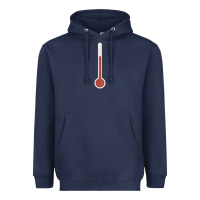 Navy thermometer halloween costume temperature gauge t Heavyweight Hoodie - tuanDangUi