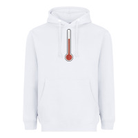 White thermometer halloween costume temperature gauge t Heavyweight Hoodie - tuanDangUi