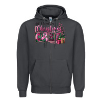 Smoke all i want for christmas is cure Zipper Hoodie - FaDigitalArtStudio