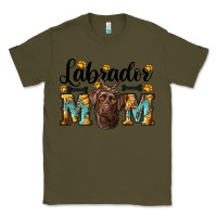 Army Green western labrador mom Classic Tee - RanaPortraitStore