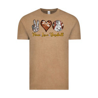 Vintage Coffee peace love baseball Vintage Tee - RanaPortraitStore