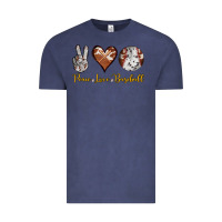 Vintage Denim peace love baseball Vintage Tee - RanaPortraitStore
