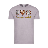 Vintage Zinc peace love baseball Vintage Tee - RanaPortraitStore