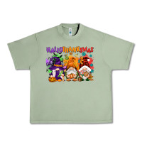 Oil Green Hallothanksmas gnomes Urban Heavy Tee - NancyCooperArtShop