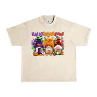 Sandshell Hallothanksmas gnomes Urban Heavy Tee - NancyCooperArtShop