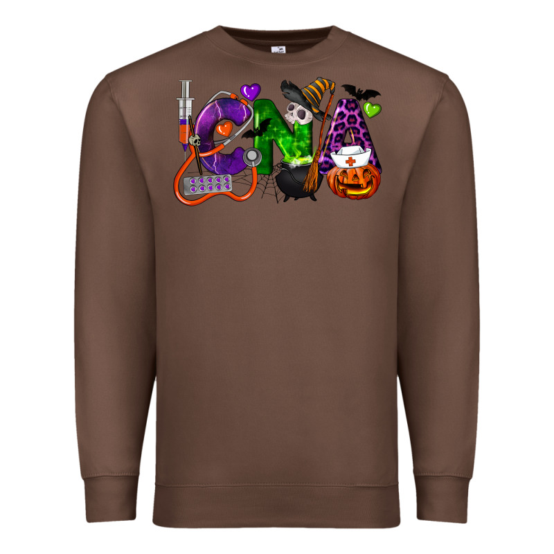 Halloween Cna Certified Nursing Assistant Premium Sweatshirt by LillyAllenDesigns | Teevron