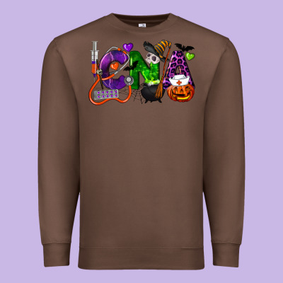 Halloween Cna Certified Nursing Assistant Premium Sweatshirt Designed By Lillyallendesigns