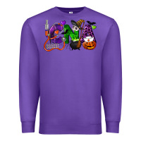 Purple halloween cna certified nursing assistant Premium Sweatshirt - LillyAllenDesigns