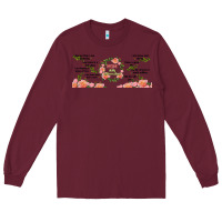 Burgundy mom daily affirmation Long Sleeve Tee - TumblerDesignByShophia