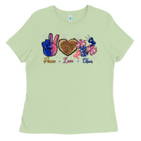 Matcha Peace Love Cheer Ladies Tee - BundleAndBundleShop