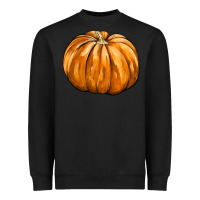 Black Pumpkin Heavyweight Sweatshirt - FaDigitalArtStudio