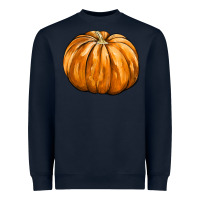 Navy Pumpkin Heavyweight Sweatshirt - FaDigitalArtStudio