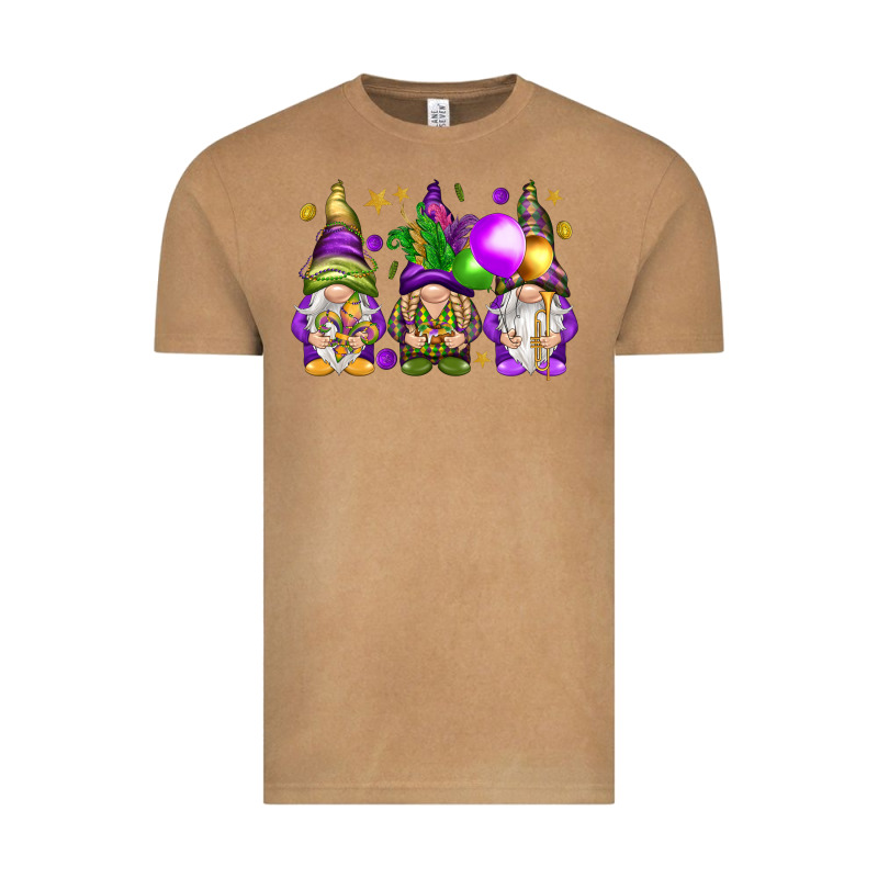 Mardi Gras Gnomes Vintage Tee by NancyCooperArtShop | Teevron