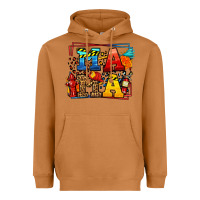 Leopard Frame Firefighter Mama Mother's Day Heavyweight Hoodie | Teevron