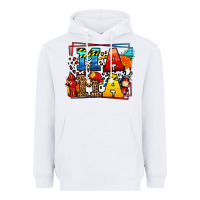 White leopard frame firefighter mama Mother's Day Heavyweight Hoodie - LillyAllenDesigns