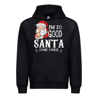 Black i'm so good santa came twice christmas pajama funn Urban Hoodie - tuanDangUi