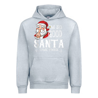 Heather Grey i'm so good santa came twice christmas pajama funn Urban Hoodie - tuanDangUi