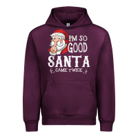 Mauve Wine i'm so good santa came twice christmas pajama funn Urban Hoodie - tuanDangUi