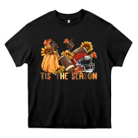 Black tis' the season Heavy Core Tee - MaliasSmallBusiness