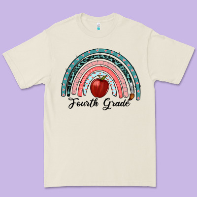 Fourth Grade Rainbow Premium Tee Designed By Ranaportraitstore
