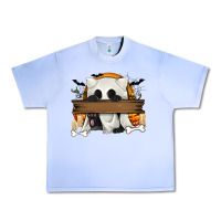 Grape Ice Personalized Halloween Ghost Cat Urban Heavy Tee - texasbilliewilder