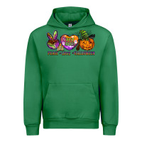 Emerald peace love halloween Urban Hoodie - BarkalooDesign