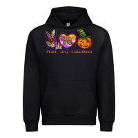 Foreset Green peace love halloween Urban Hoodie - BarkalooDesign