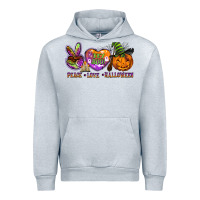Peace Love Halloween Urban Hoodie | Teevron