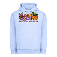 Pigment Grape Ice peace love halloween Urban Hoodie - BarkalooDesign