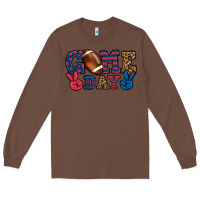 Chestnut Game day red and blue Long Sleeve Tee - HowdyJamesFarm