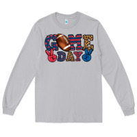 Moon Dust Game day red and blue Long Sleeve Tee - HowdyJamesFarm