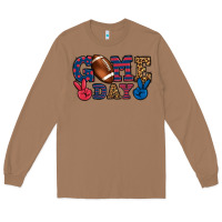 Toasted Coconut Game day red and blue Long Sleeve Tee - HowdyJamesFarm
