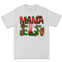 Dove Grey Christmas Mama Elf Premium Tee - BundleAndBundleShop