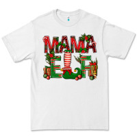 White Christmas Mama Elf Premium Tee - BundleAndBundleShop