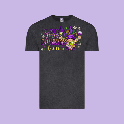 Mardi Gras Day Nurse Vintage Tee Designed By Nancycooperartshop