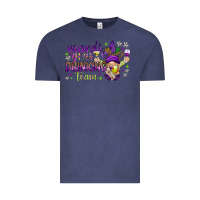 Vintage Denim Mardi Gras Day Nurse Vintage Tee - NancyCooperArtShop