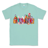 Seafoam teacher easrter day Classic Tee - RacoonDesign