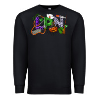 Black Halloween LPN Licensed Practical Nurse Premium Sweatshirt - LillyAllenDesigns