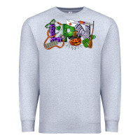 Heather Grey Halloween LPN Licensed Practical Nurse Premium Sweatshirt - LillyAllenDesigns