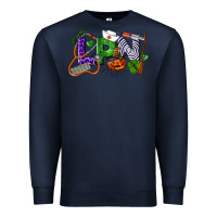 Navy Halloween LPN Licensed Practical Nurse Premium Sweatshirt - LillyAllenDesigns