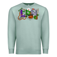 Seafoam Halloween LPN Licensed Practical Nurse Premium Sweatshirt - LillyAllenDesigns