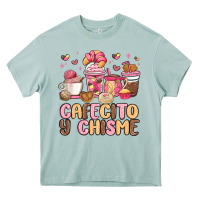 Arona cafecito y chisme Heavy Core Tee - MaliasSmallBusiness
